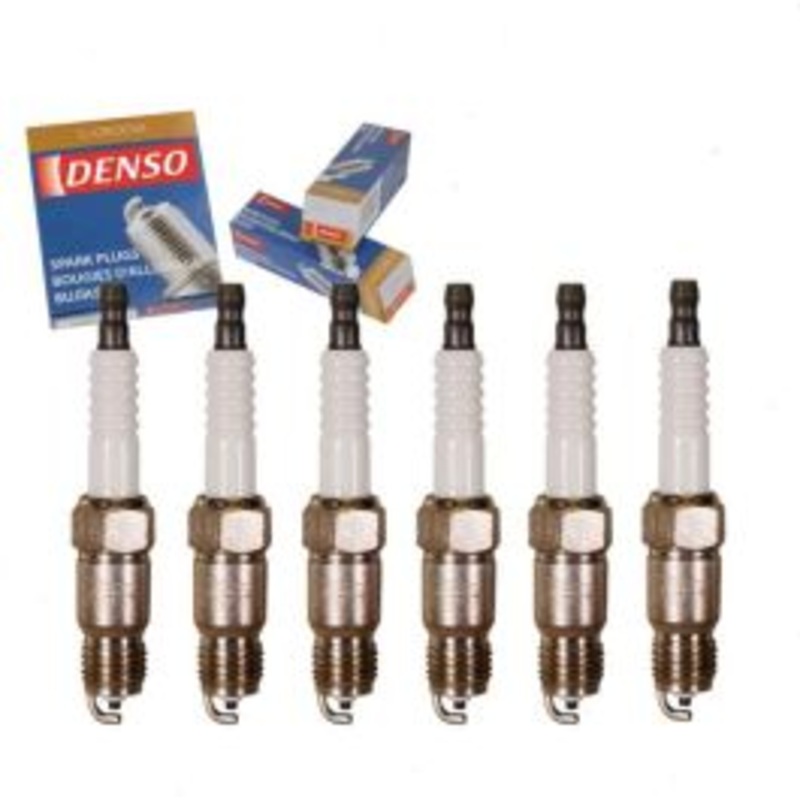 6 pc DENSO Standard U-Groove Spark Plugs for 1985 Cadillac Cimarron 2.8L V6