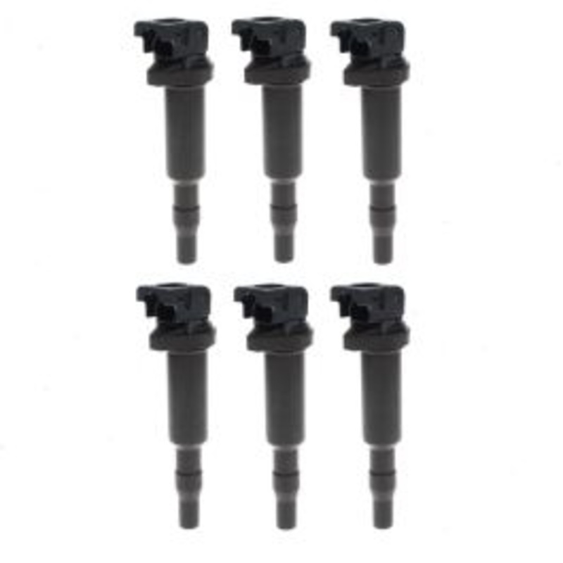 6 pc Hitachi Ignition Coils for 2002-2005 BMW 330i 3.0L L6