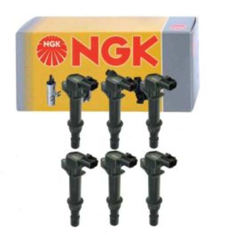 6 pc NGK Ignition Coils for 2005-2008 Jeep Grand Cherokee 3.7L V6