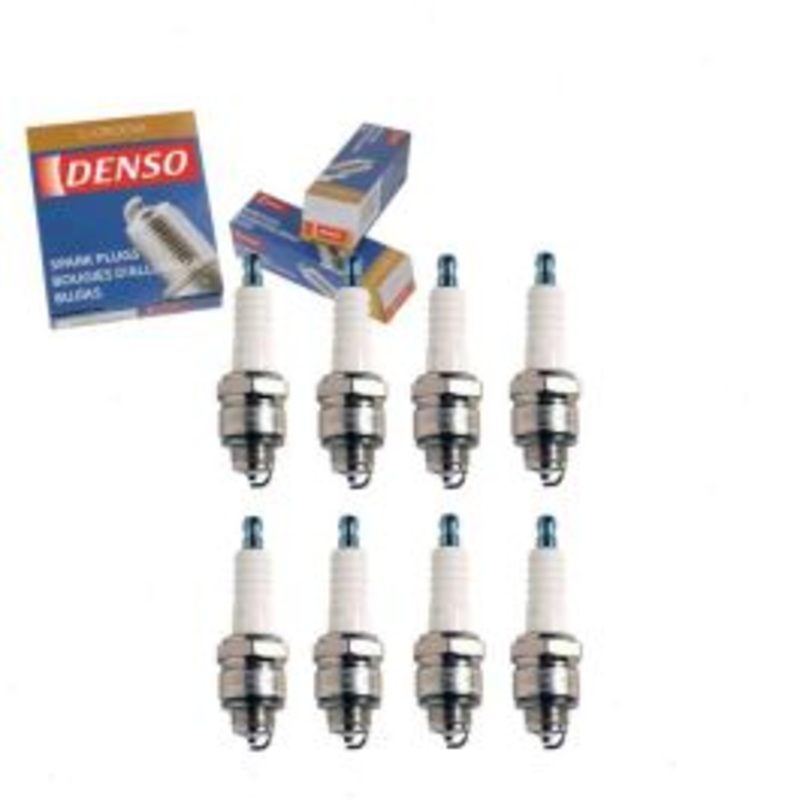 8 pc DENSO Standard U-Groove Spark Plugs for 1968-1974 Dodge D100 Pickup 6.3L 6.6L 7.2L V8