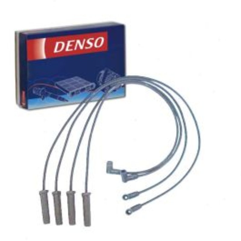 DENSO Spark Plug Wire Set for 1992-1996 Chevrolet Beretta 2.2L L4
