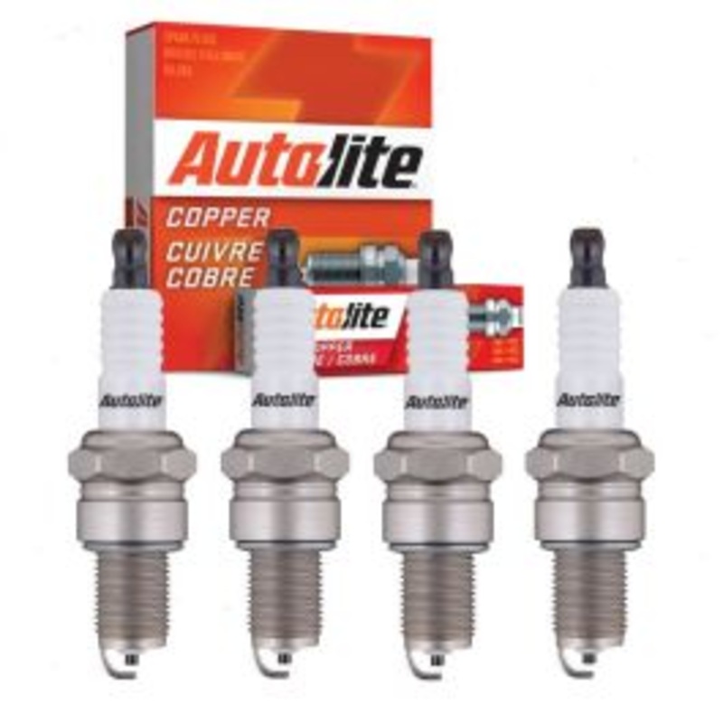 4 pc Autolite Copper Core Spark Plugs for 1981-1989 Isuzu I-Mark 1.5L 1.8L L4