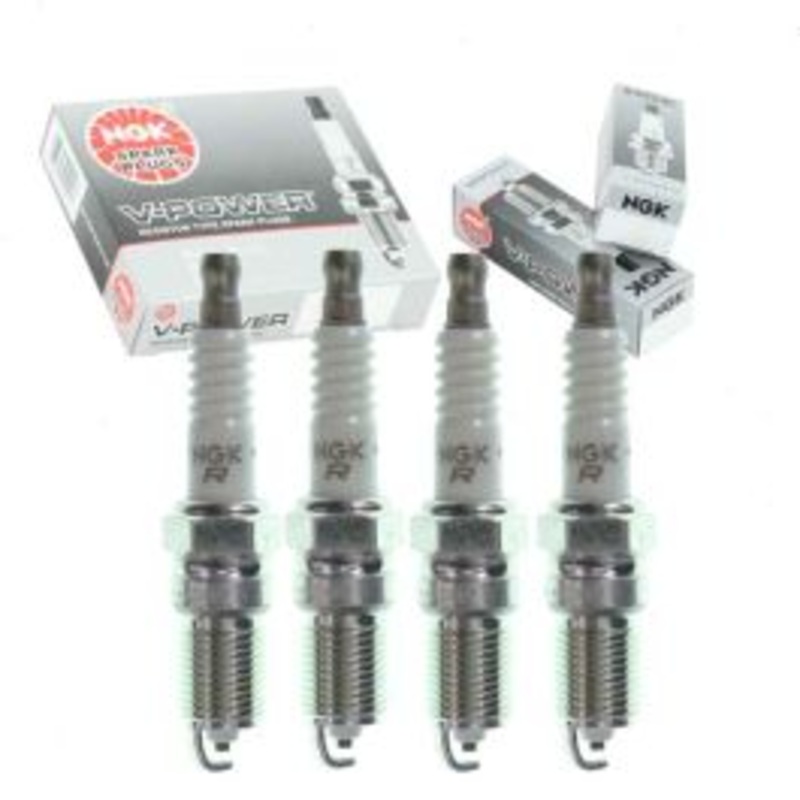 4 pc NGK V-Power Spark Plugs for 1999-2001 Oldsmobile Alero 2.4L L4