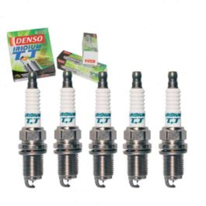 5 pc DENSO Iridium TT Spark Plugs for 1990-1991 Audi Coupe Quattro 2.3L L5
