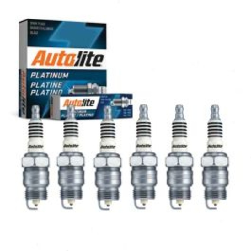 6 pc Autolite Platinum Spark Plug for 1969-1974 Ford E-300 Econoline 3.9L