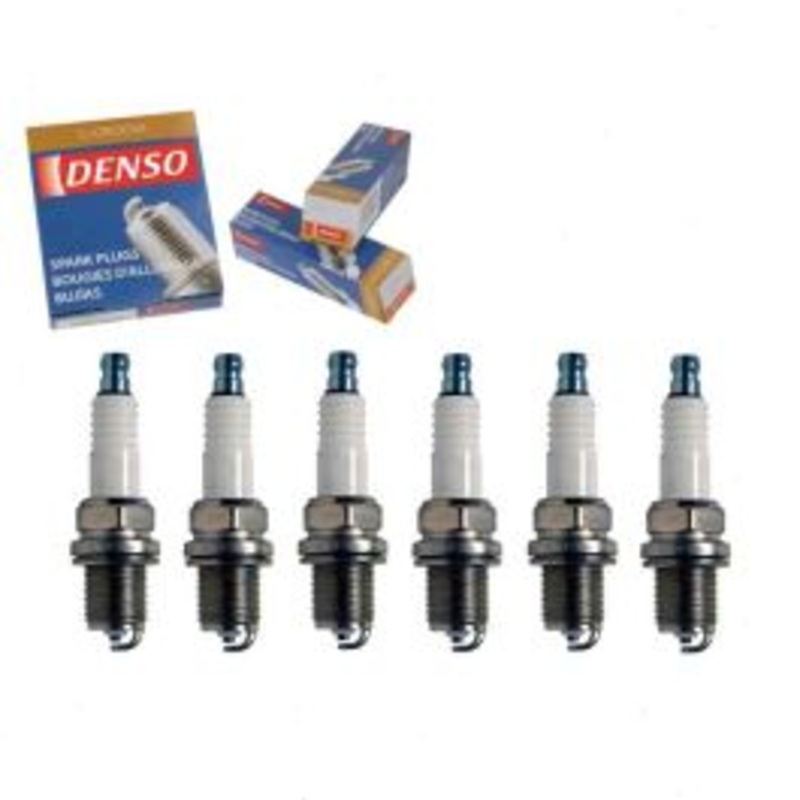 6 pc DENSO Standard U-Groove Spark Plugs for 1997 Mercedes-Benz E320 3.2L L6