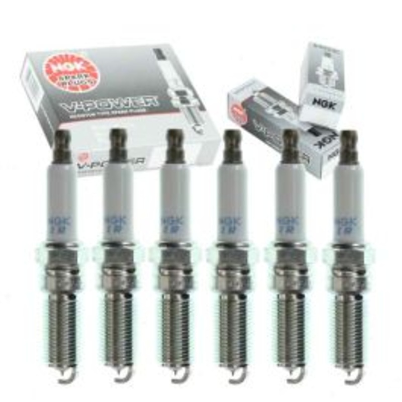 6 pc NGK V-Power Spark Plugs for 2001-2006 Dodge Stratus 2.7L V6