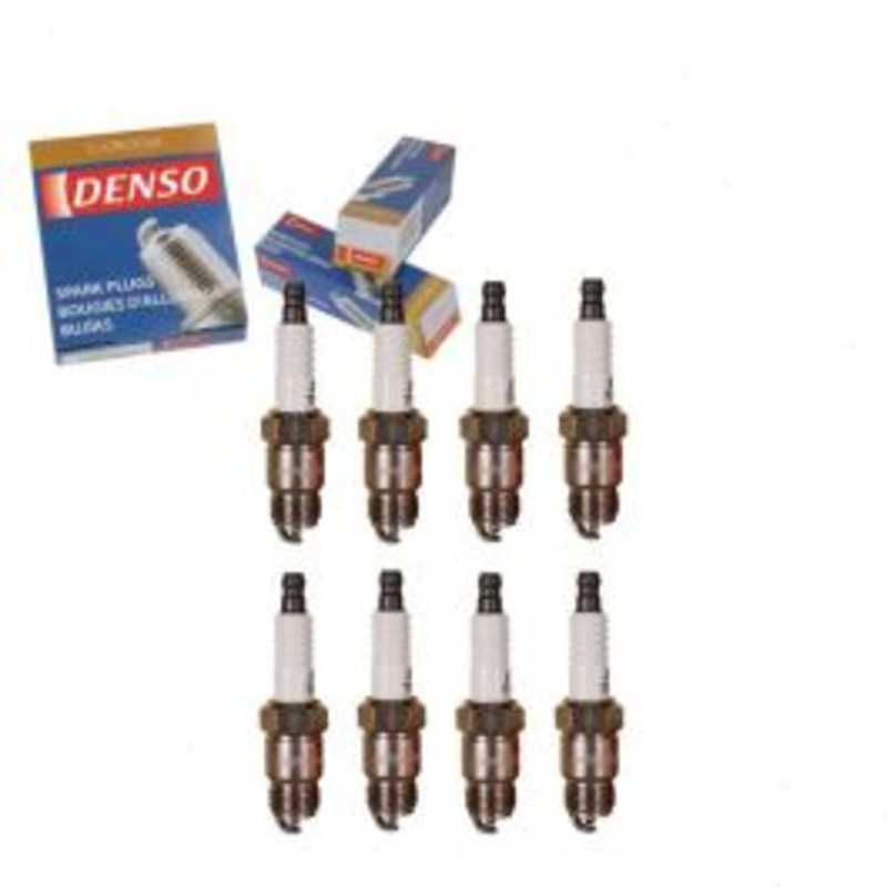 8 pc DENSO Standard U-Groove Spark Plugs for 1987-1988 GMC V3500 5.7L V8