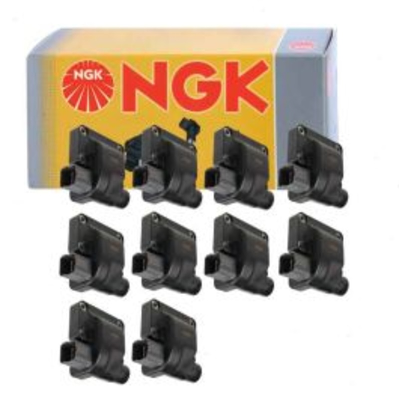 10 pc NGK 49046 U1075 Ignition Coils