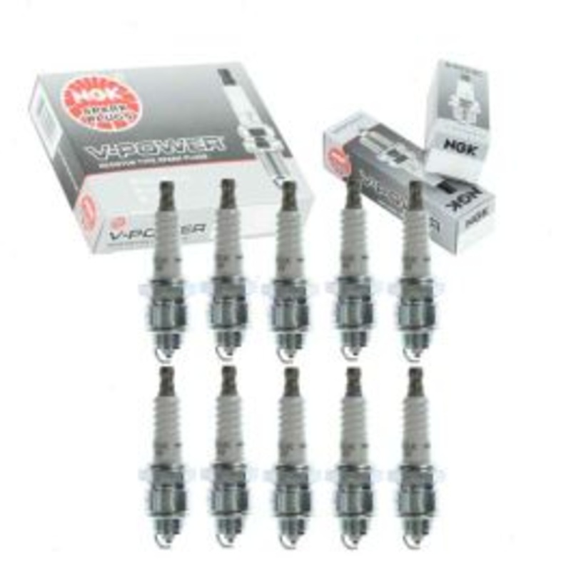 10 pc NGK V-Power 3332 XR5 Spark Plugs