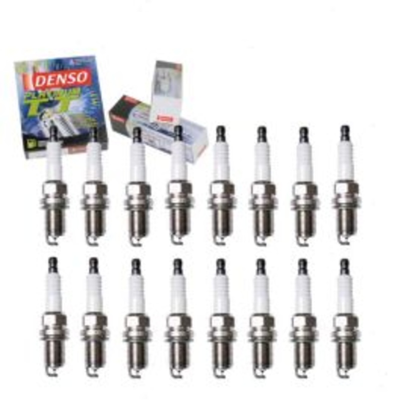 16 pc DENSO Platinum TT Spark Plugs for 2001-2002 Mercedes-Benz S55 AMG 5.5L V8