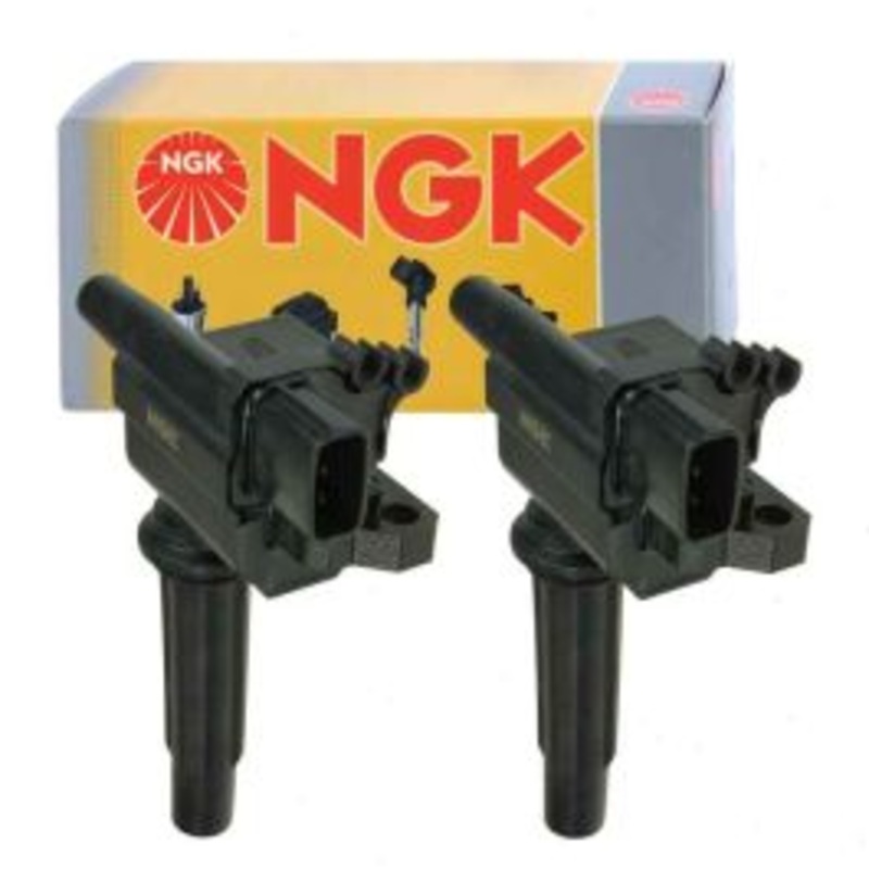 2 pc NGK Ignition Coils for 1999-2003 Mazda Protege 1.6L L4