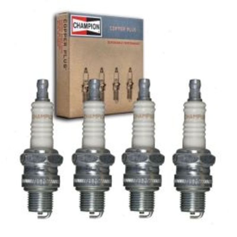 4 pc Champion Copper Plus Spark Plugs for 1961-1962 Renault 4CV 0.7L L4