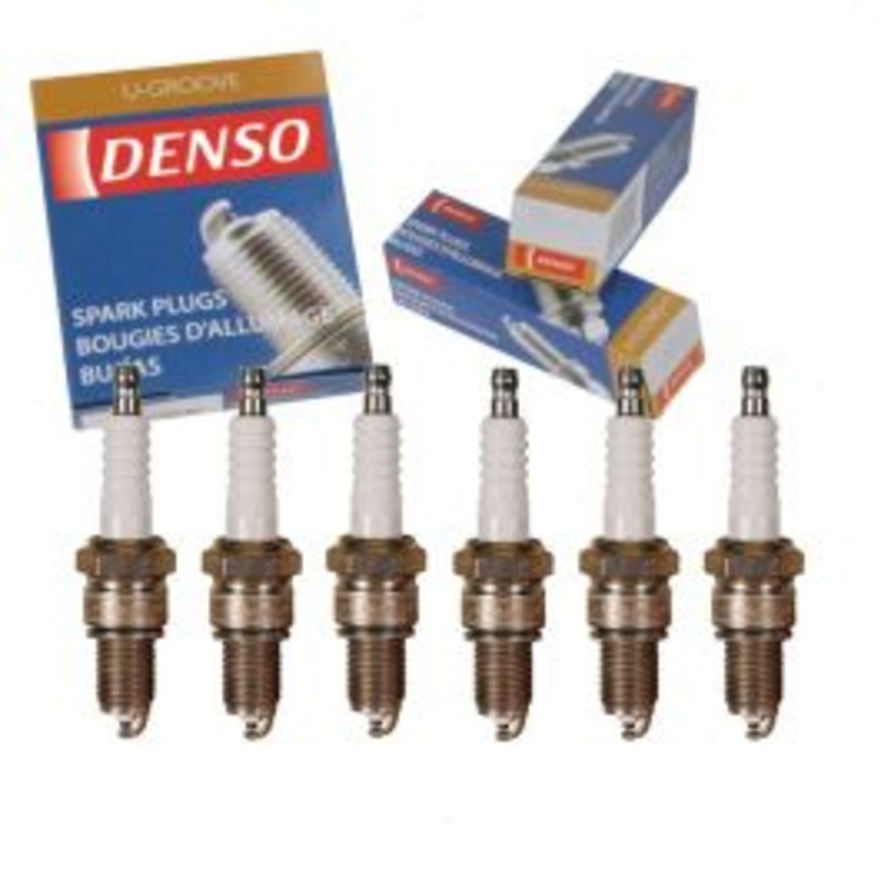 6 pc DENSO Standard U-Groove 3011 W14EX-U Spark Plugs