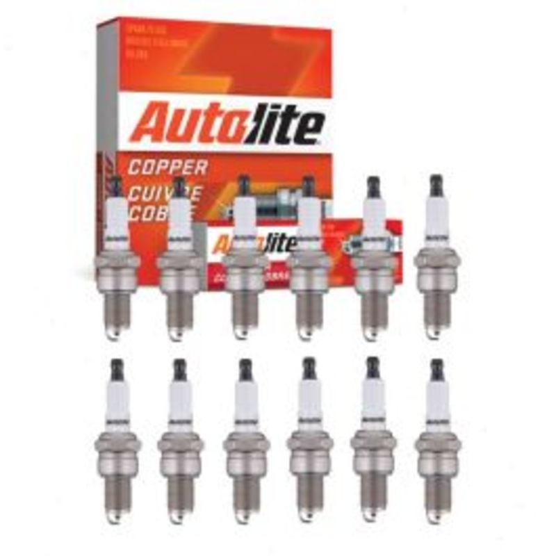 12 pc Autolite Copper Core Spark Plugs for 1974 Jaguar V12