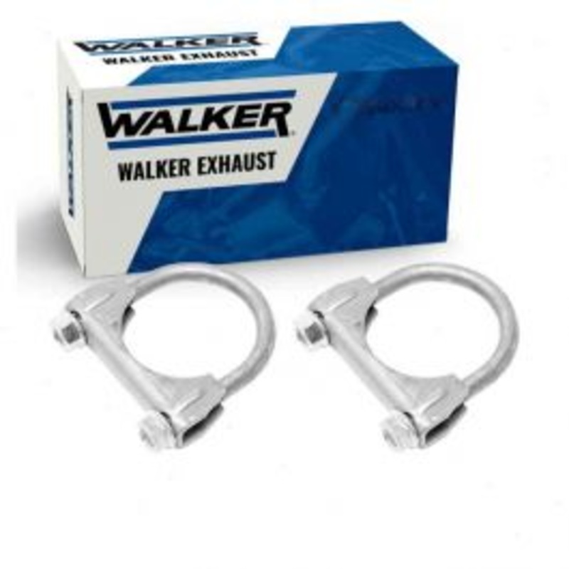 2 pc Walker Exhaust Clamps for 1978 American Motors Gremlin 3.8L 4.2L L6