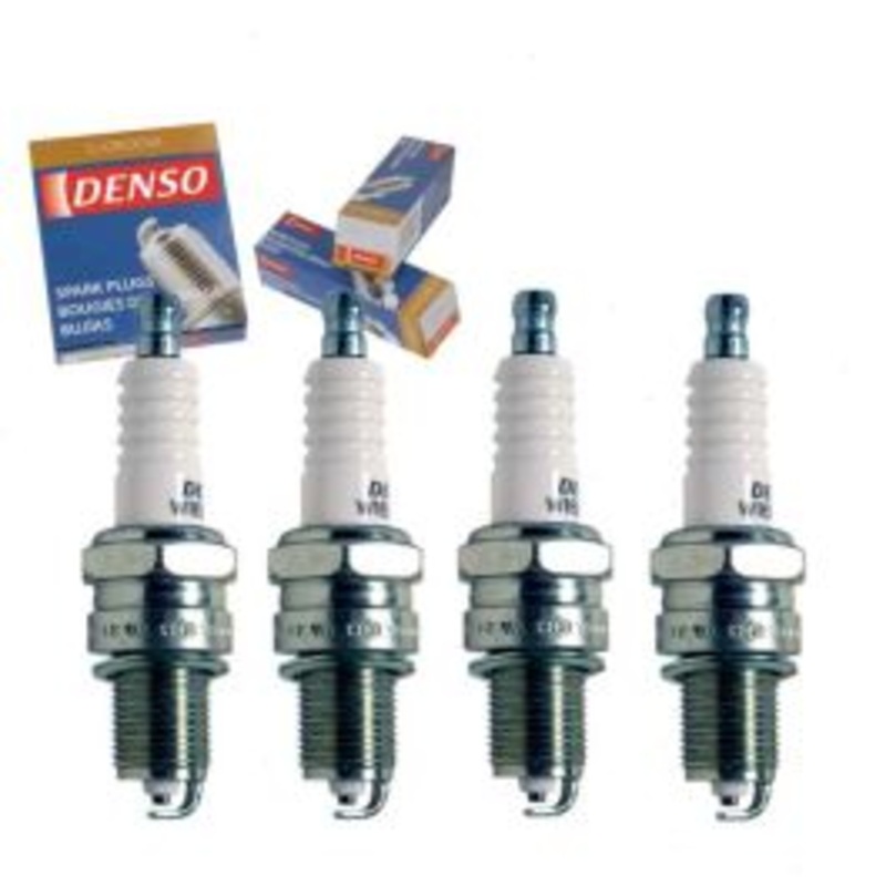 4 pc DENSO Standard U-Groove Spark Plugs for 1981-1982 Toyota Starlet 1.3L L4