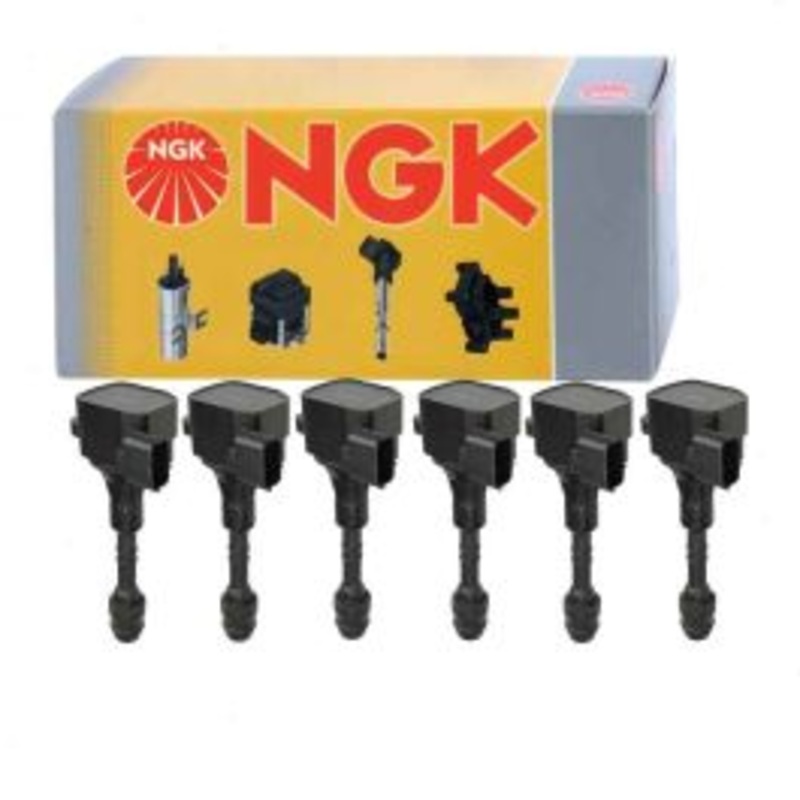 6 pc NGK Ignition Coils for 2004-2009 Nissan Quest 3.5L V6