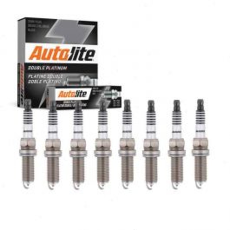 8 pc Autolite Double Platinum Spark Plug for 2014-2019 Infiniti Q70 5.6L V8