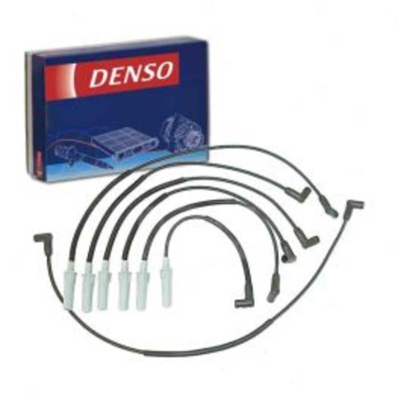 DENSO Spark Plug Wire Set for 1992-1994 Dodge B250 3.9L V6