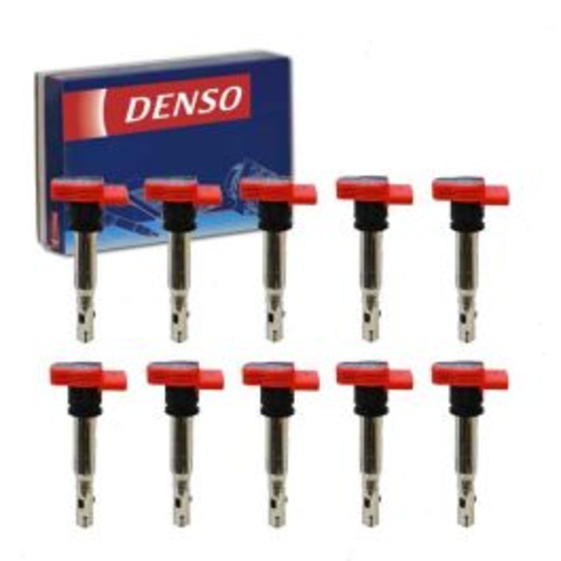 10 pc DENSO Direct Ignition Coils for 2009-2015 Audi R8 5.2L V10