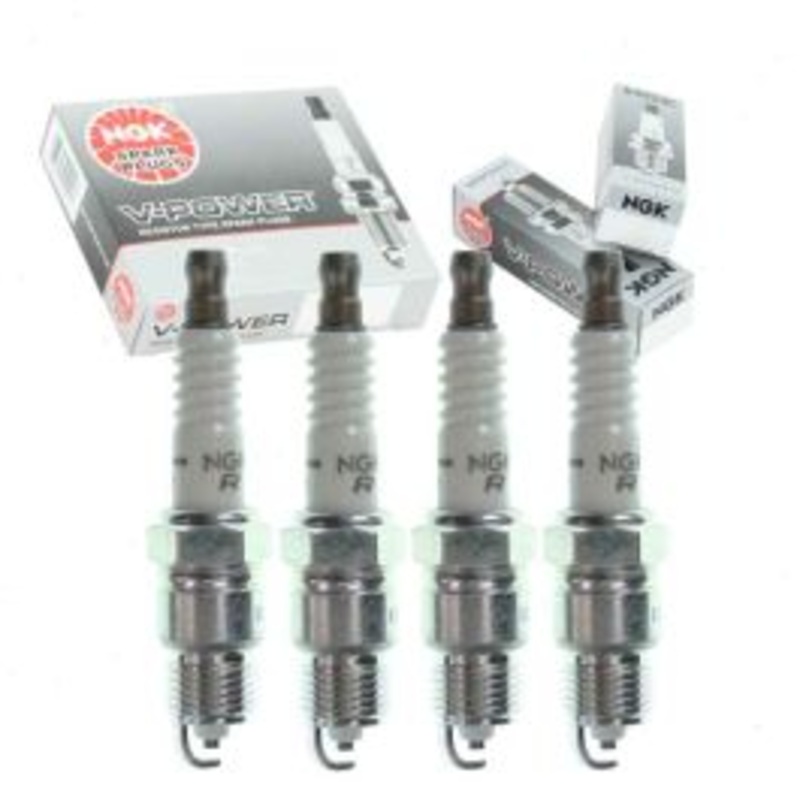 4 pc NGK V-Power Spark Plugs for 1982-1983 Chevrolet Camaro 2.5L L4