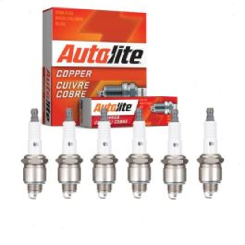 6 pc Autolite Copper Core Spark Plugs for 1965 GMC PB1500 Series 5.0L V6