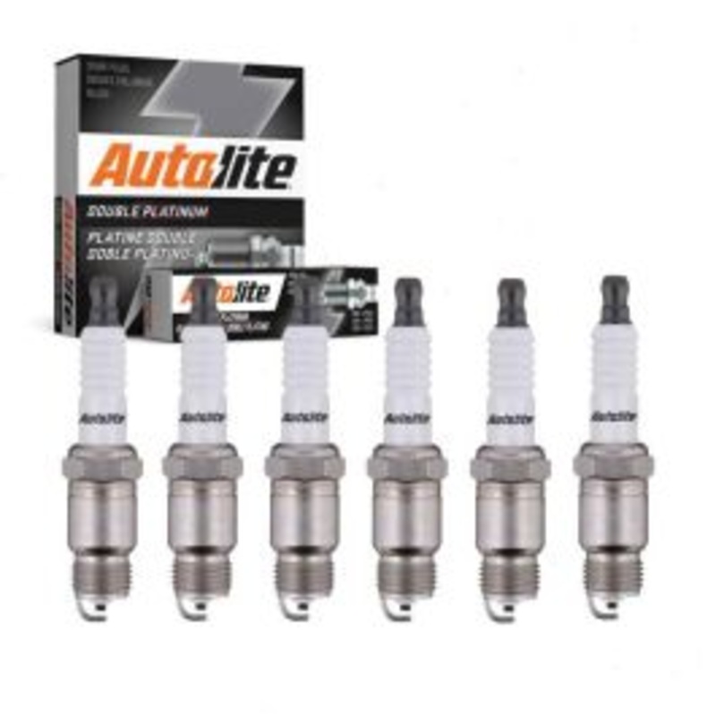 6 pc Autolite Double Platinum Spark Plug for 1970-1979 Chevrolet Nova 3.8L