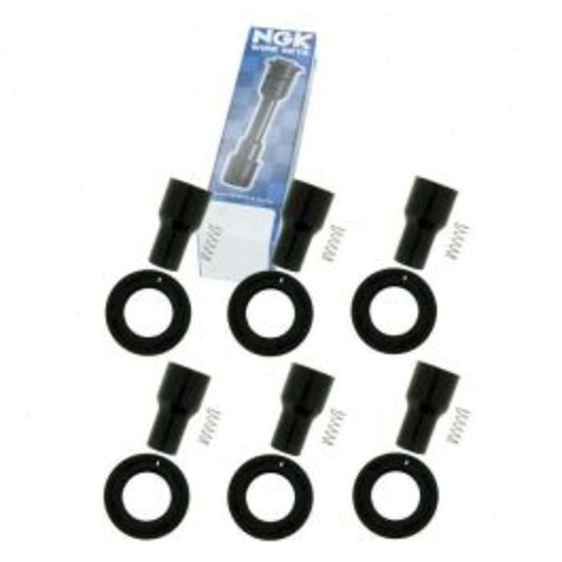 6 pc NGK Ignition Coil Boots for 2007-2014 Lexus GS350 3.5L V6