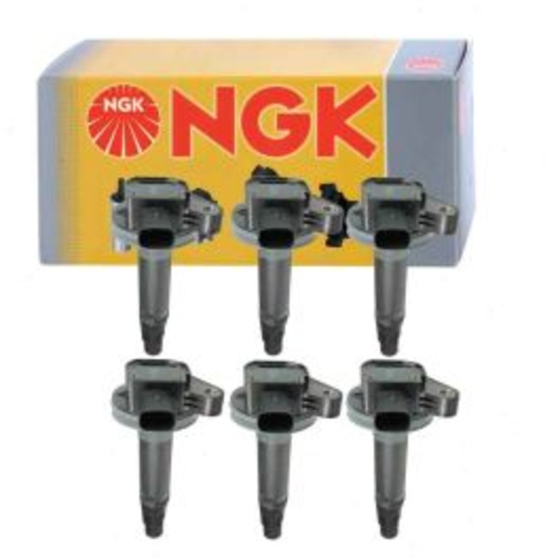 6 pc NGK Ignition Coils for 2015-2019 Ford Transit-150 3.7L V6