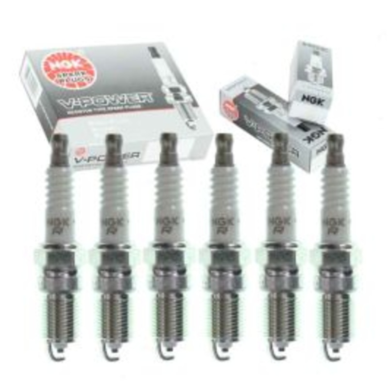 6 pc NGK V-Power Spark Plugs for 1996-2014 GMC Savana 1500 4.3L V6