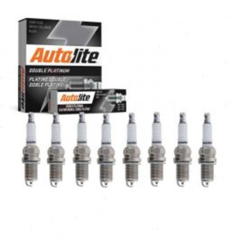 8 pc Autolite Double Platinum Spark Plug for 2000-2011 BMW X5 4.4L 4.6L V8