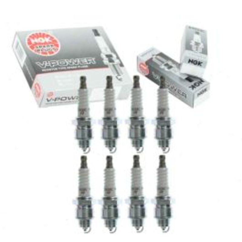 8 pc NGK V-Power Spark Plugs for 1963-1965 Buick Wildcat 6.6L V8