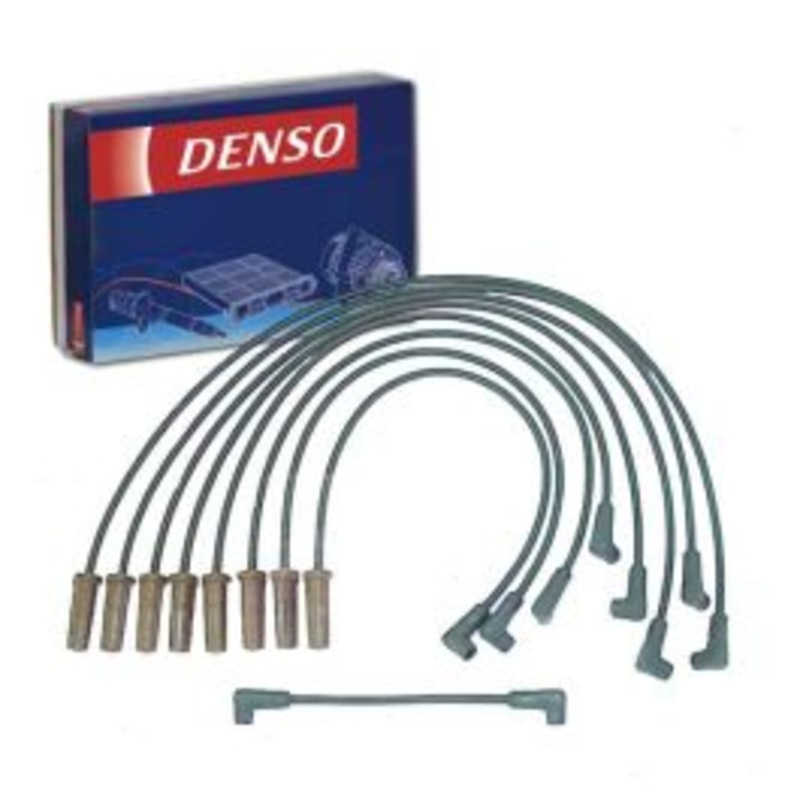 DENSO Spark Plug Wire Set for 1990-1991 Chevrolet R3500 7.4L V8