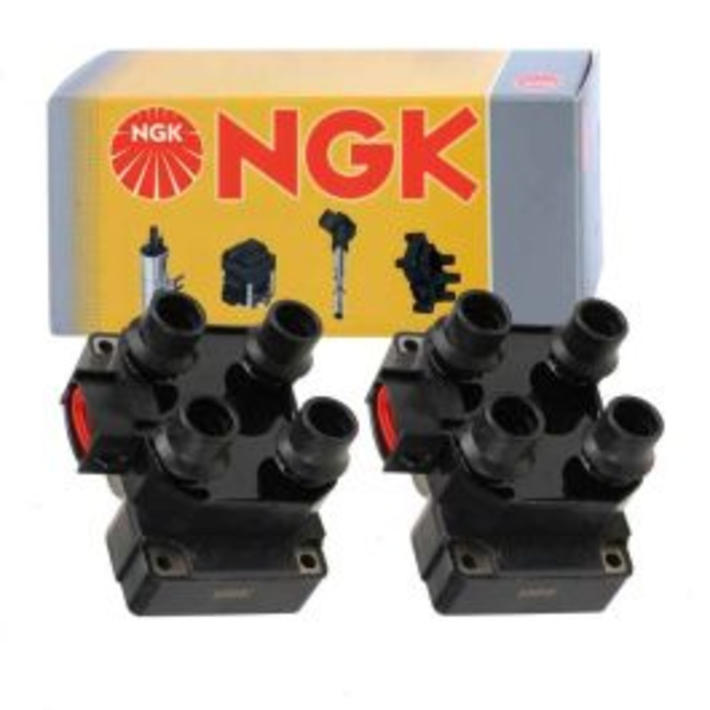 2 pc NGK Ignition Coils for 1991-1997 Lincoln Town Car 4.6L V8