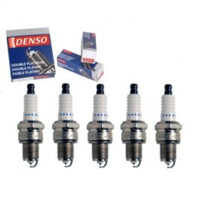 5 pc DENSO Double Platinum Spark Plugs for 1995 Volkswagen EuroVan 2.5L L5