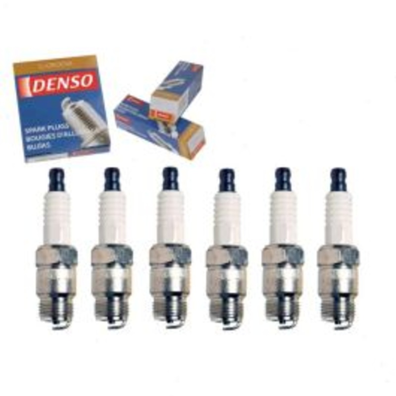 6 pc DENSO Standard U-Groove Spark Plugs for 1975-1978 GMC K25 4.1L 4.8L L6