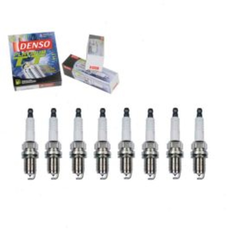 8 pc DENSO Platinum TT Spark Plugs for 1993 Mercedes-Benz 400SEL 4.2L V8