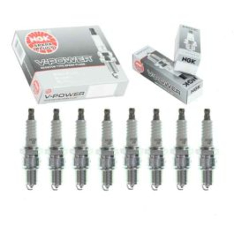 8 pc NGK V-Power Spark Plugs for 1968-1969 GMC K25 K2500 Pickup 6.5L V8
