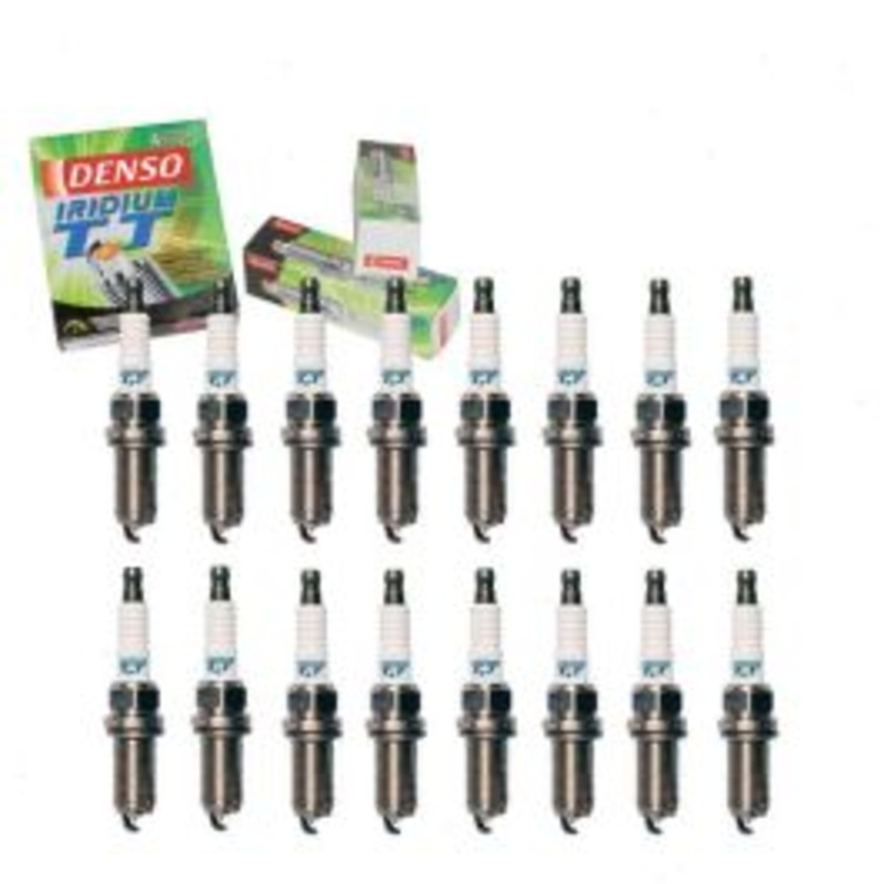 16 pc DENSO Iridium TT Spark Plugs for 2008-2009 Jeep Grand Cherokee 4.7L V8