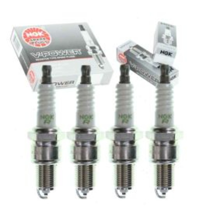 4 pc NGK V-Power Spark Plugs for 1967-1974 MG Midget 1.3L L4