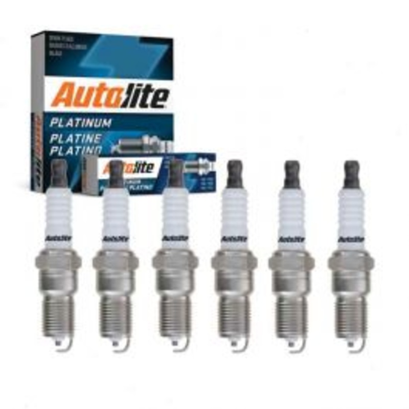 6 pc Autolite Platinum Spark Plug for 2010-2014 GMC Savana 1500 4.3L V6