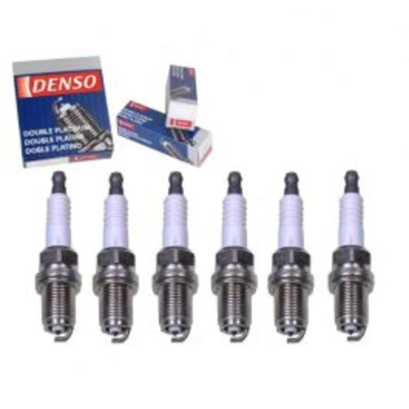 6 pc DENSO Double Platinum 3245 PK20PR-P8 Spark Plugs