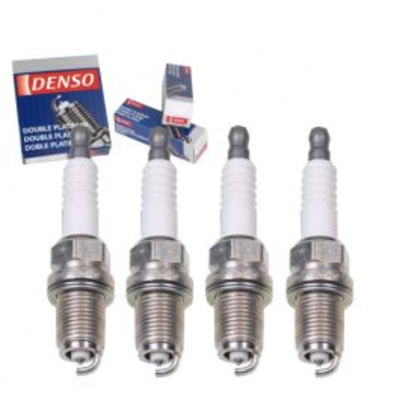 4 pc DENSO Double Platinum Spark Plugs for 2000 Nissan Xterra 2.4L L4
