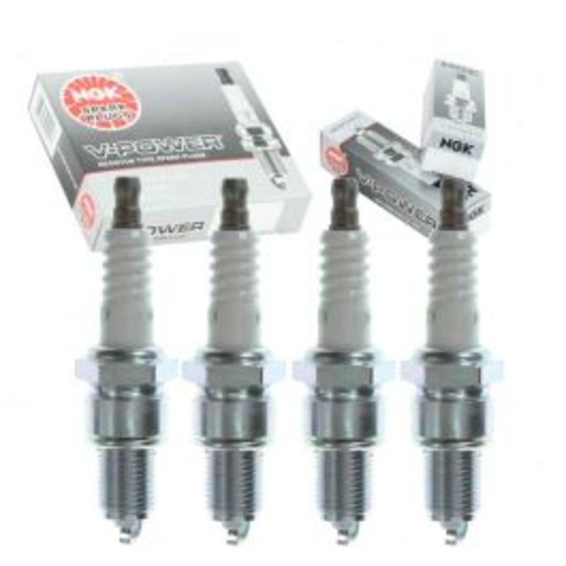 4 pc NGK V-Power Spark Plugs for 1992-1995 Isuzu Pickup 2.3L 2.6L L4