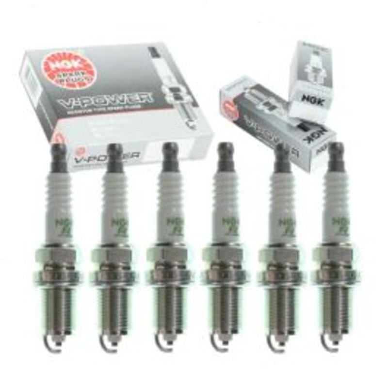 6 pc NGK V-Power 6745 BKR5EY-11 Spark Plugs