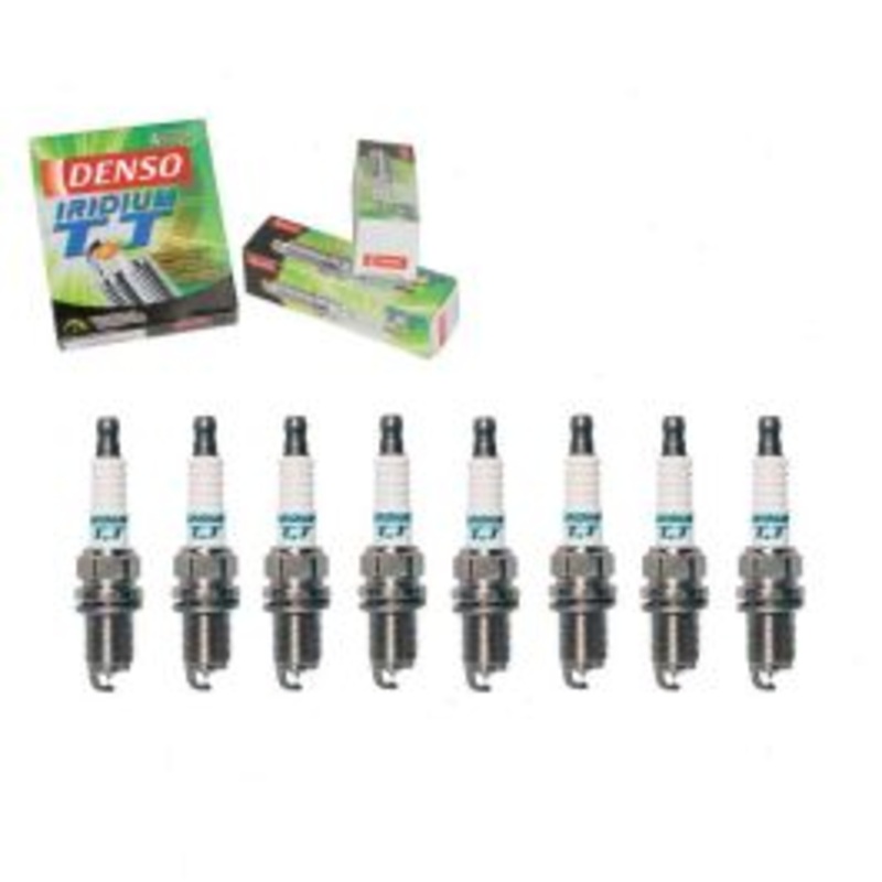 8 pc DENSO Iridium TT Spark Plugs for 1995-1998 Dodge B2500 5.2L 5.9L V8