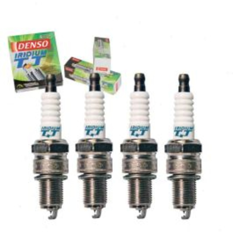4 pc DENSO Iridium TT Spark Plugs for 1978-1983 Plymouth Sapporo 2.6L L4