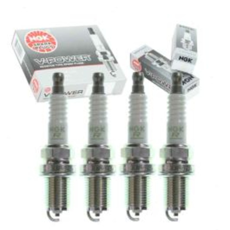 4 pc NGK V-Power Spark Plugs for 1995-1997 Toyota Previa 2.4L L4