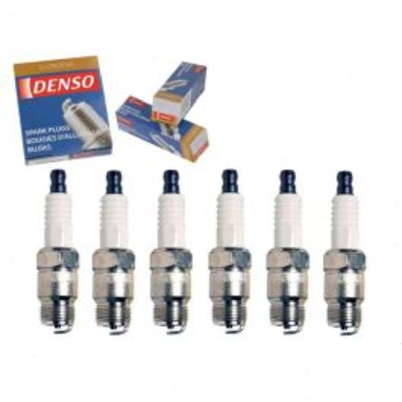 6 pc DENSO Standard U-Groove Spark Plugs for 1979-1986 GMC C2500 4.8L L6